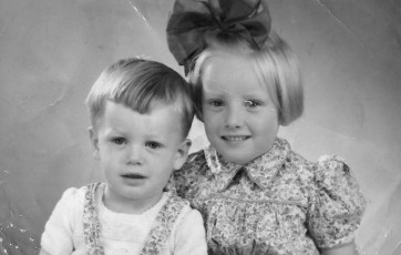 Marianne en broertje