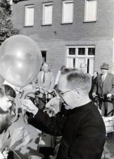 Sef laat een ballonnetje op